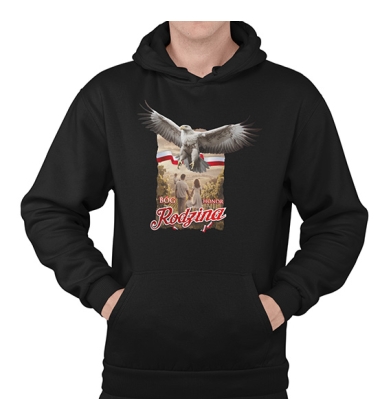 Bluza z kapturem Bóg Honor Ojczyzna