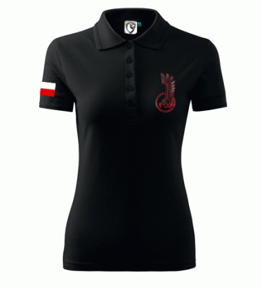 Polo damska czarne diabły