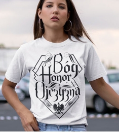 Koszulka damska B-H-O CZARNY NAPIS