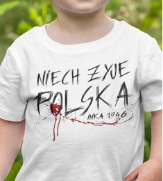 koszulka dziecięca NIECH ŻYJE POLSKA