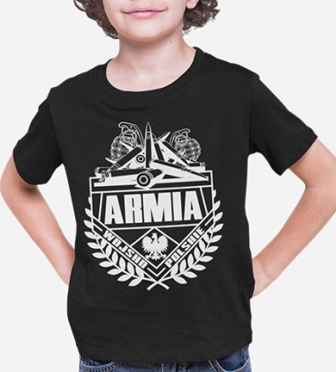 KOSZULKA DZIECIĘCA- ARMIA (BIAŁY)