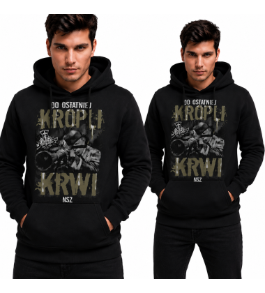 Bluza z kapturem DO OSTATNIEJ KROPLI KRWI