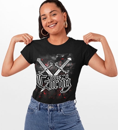 Koszulka damska ZAWISZA CZARNY