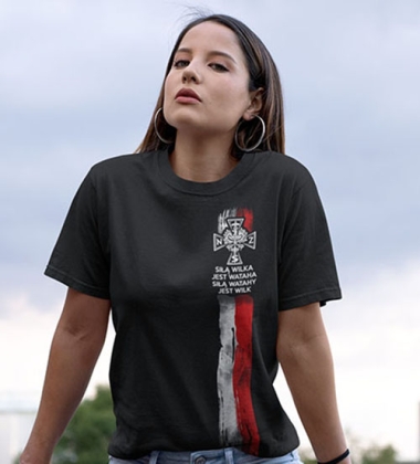 Koszulka damska SIŁĄ WILKA