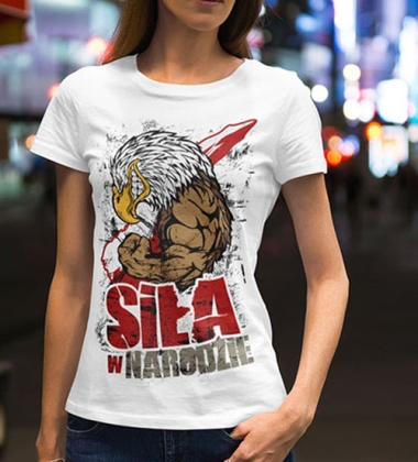 Koszulka damska SIŁA W NARODZIE