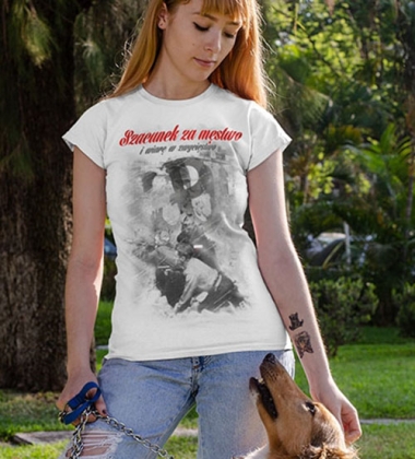 Koszulka damska SZACUNEK ZA MĘSTWO