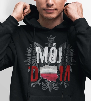 BLUZA Z KAPTUREM MÓJ DOM