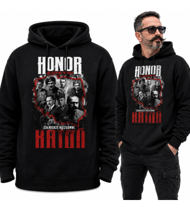 Bluza z kapturem  HONOR WE KRWI