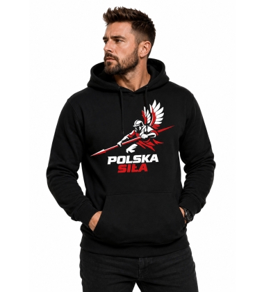 BLUZA Z KAPTUREM PATRIOTYCZNI Polska Siła