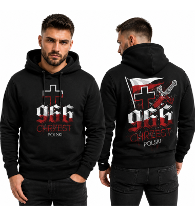 Bluza z kapturem  CHRZEST POLSKI