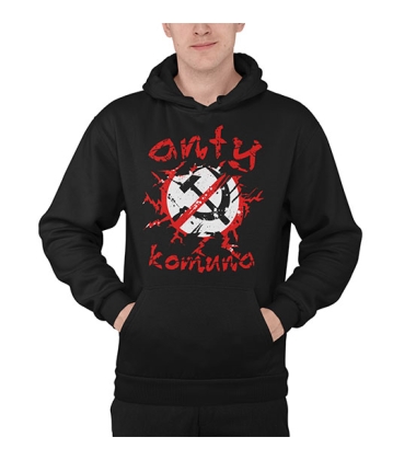 BLUZA Z KAPTUREM ANTY KOMUNA 2