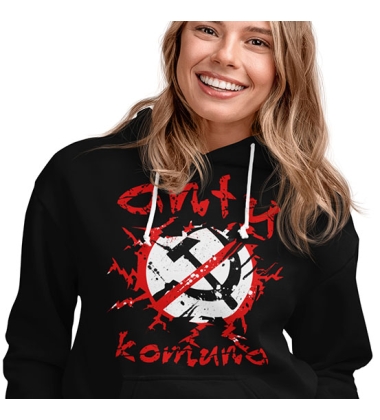 BLUZA DAMSKA Z KAPTUREM ANTY KOMUNA 2