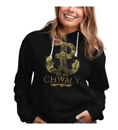 BLUZA DAMSKA Z KAPTUREM 63 DNI CHWAŁY PW