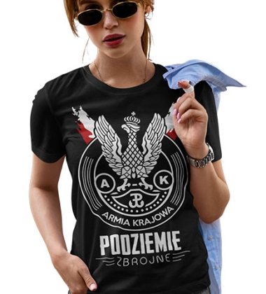 DAMSKA KOSZULKA TERMOAKTYWNA AK PODZIEMIE ZBROJNE