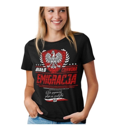 KOSZULKA DAMSKA EMIGRACJA