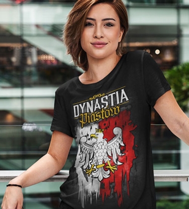 Koszulka damska DYNASTIA PIASTÓW