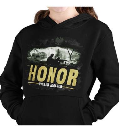 BLUZA DZIECIĘCA Z KAPTUREM HONOR WP