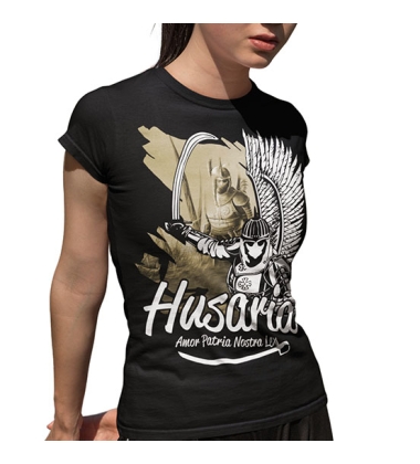 DAMSKA KOSZULKA TERMOAKTYWNA HUSARIA AMOR PATRIA NOSTRA LEX