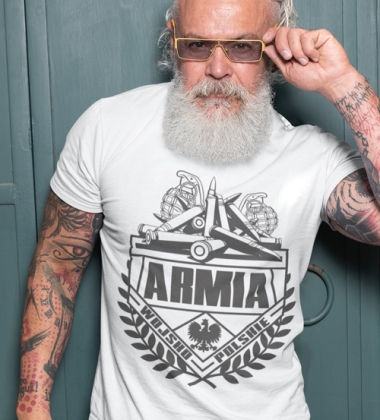 Koszulka- ARMIA (SZARY)
