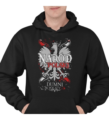 BLUZA Z KAPTUREM NARÓD POLSKI