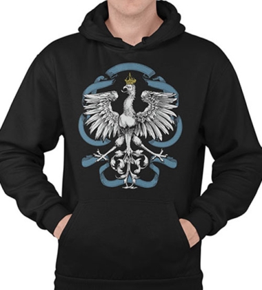 BLUZA Z KAPTUREM ORZEŁ BIAŁY