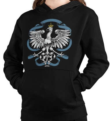 BLUZA DZIECIĘCA Z KAPTUREM ORZEŁ BIAŁY