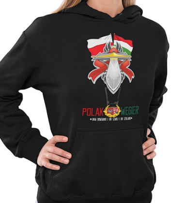 BLUZA DAMSKA Z KAPTUREM POLAK WĘGIER