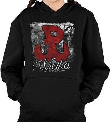 BLUZA DZIECIĘCA Z KAPTUREM WIELKA POLSKA PW