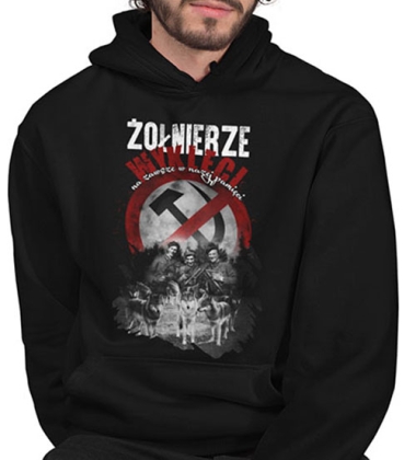 BLUZA Z KAPTUREM ŻOŁNIERZE WYKLĘCI 2