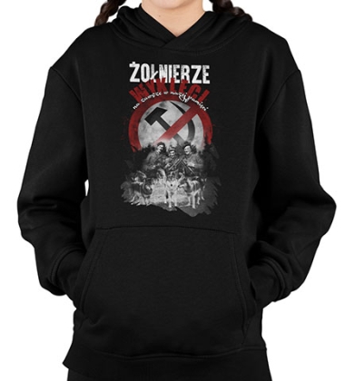 BLUZA DZIECIĘCA Z KAPTUREM ŻOŁNIERZE WYKLĘCI 2