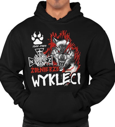 BLUZA Z KAPTUREM ŻOŁNIERZE WYKLĘCI 44-63