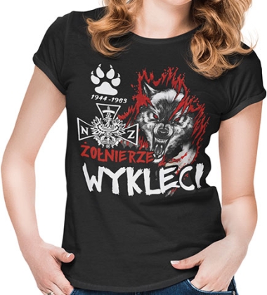 DAMSKA KOSZULKA TERMOAKTYWNA ŻOŁNIERZE WYKLĘCI 44-63
