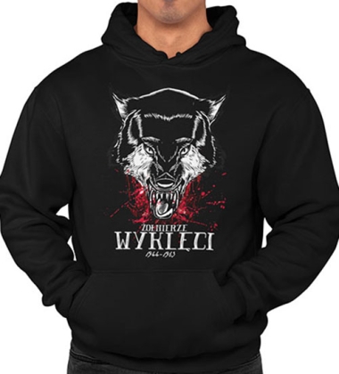 BLUZA Z KAPTUREM ŻOŁNIERZE WYKLĘCI PW