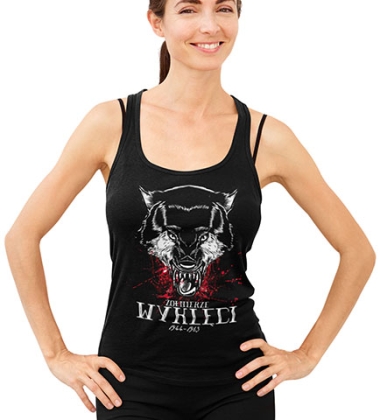 TANK TOP DAMSKI ŻOŁNIERZE WYKLĘCI PW