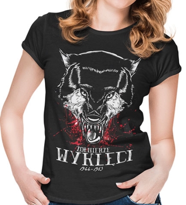 DAMSKA KOSZULKA TERMOAKTYWNA ŻOŁNIERZE WYKLĘCI PW