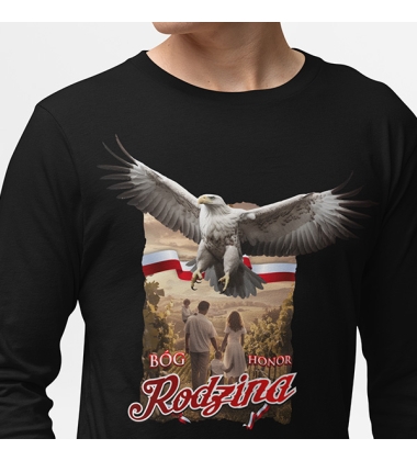 LONGSLEEVE Bóg Honor Rodzina