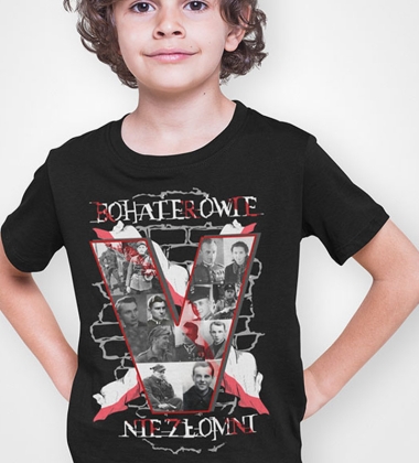 Koszulka dziecięca BOHATEROWIE NIEZŁOMNI
