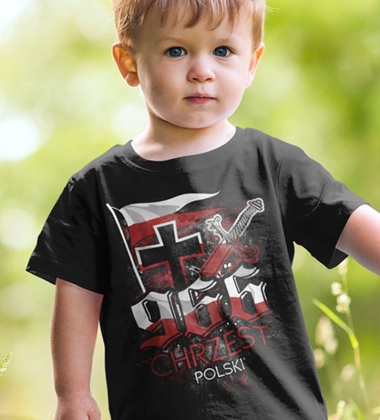 Koszulka dziecięca CHRZEST POLSKI
