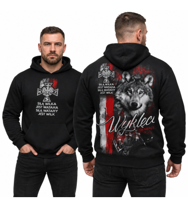 Bluza z kapturem SIŁĄ WILKA