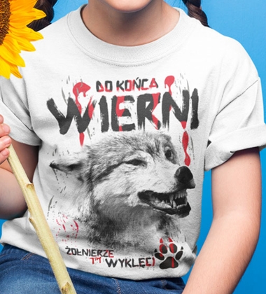 Koszulka dziecięca DO KOŃCA WIERNI