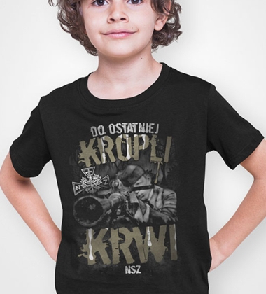 Koszulka dziecięca DO OSTATNIEJ KROPLI KRWI