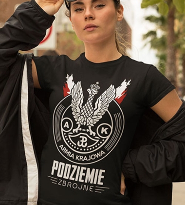 Koszulka damska AK PODZIEMIE ZBROJNE