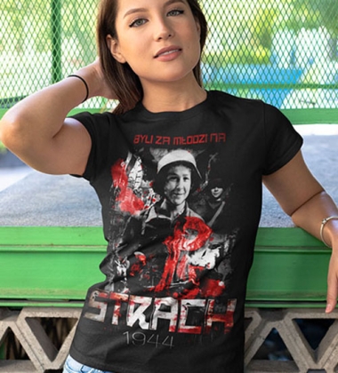 Koszulka damska BYLI ZA MŁODZI NA STRACH Koszulka damska BYLI ZA MŁODZI NA STRACH