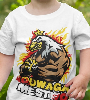 koszulka dziecięca ODWAGA MESTWO