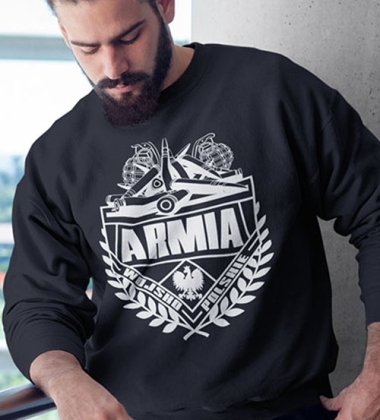 Bluza- ARMIA (BIAŁY)