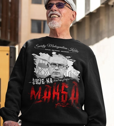 Bluza MAKSYMILIAN KOLBE CZARNA