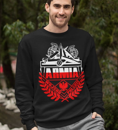 Bluza- ARMIA (BIAŁO-CZERWONY)