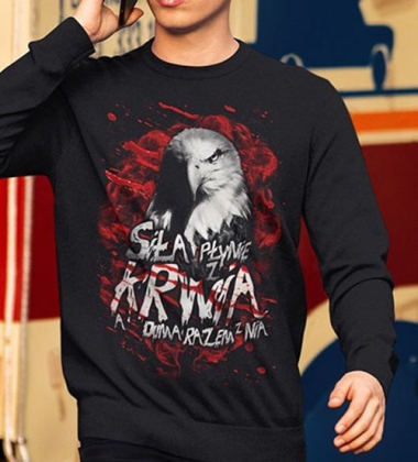 BLUZA SIŁA PŁYNIE Z KRWIĄ