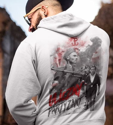 Bluza z kapturem  ULICZNY PARTYZANT