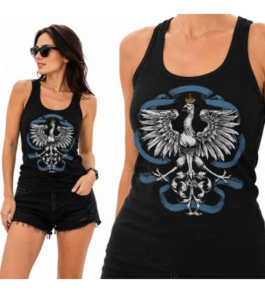 TANK TOP DAMSKI ORZEŁ BIAŁY